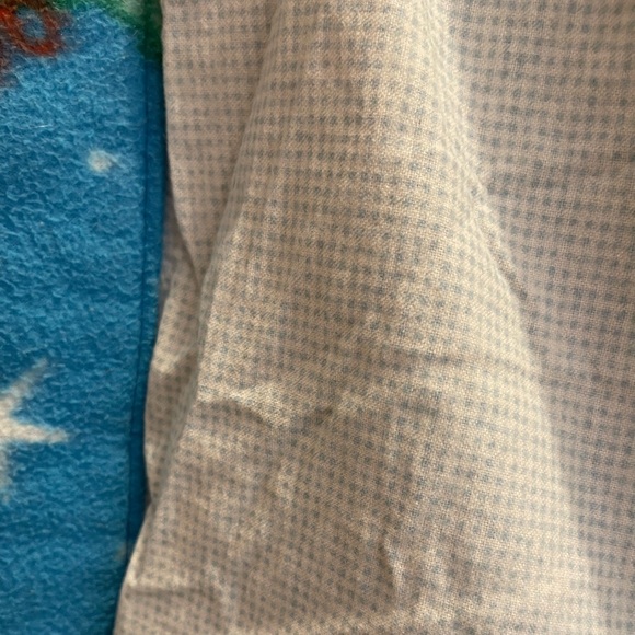 Care Bears Twin Size VTG Kids Quilted Bedspread Wish Blue Plaid Handmade 60/43 - Picture 9 of 10